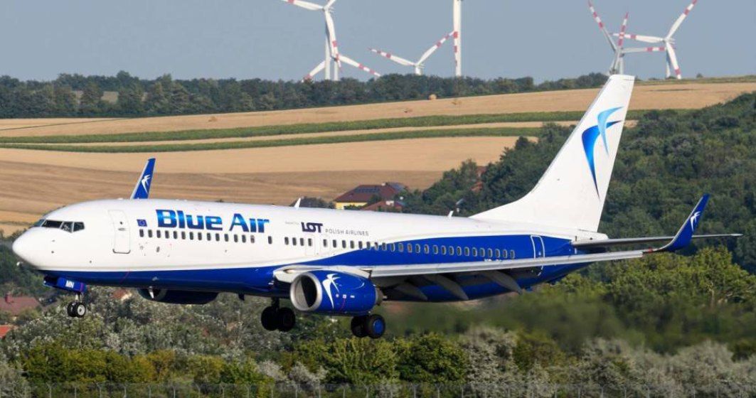 Blue Air are datorii mari la compania nationala aeroporturi Bucuresti
