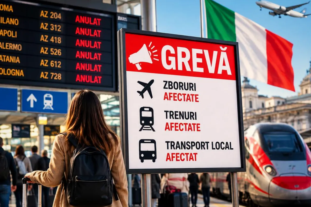 Grevă în Italia afectează transportul, educația și sănătatea / 30 octombrie 2026