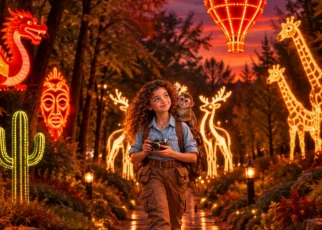 Lumina Park ajunge în România cu tema „Ocolul Pământului” și 200 de instalații
