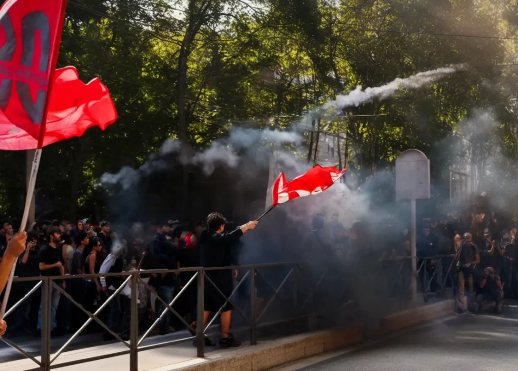 Manifestații în Italia; confruntări între poliție și protestatari la Milano și Bologna